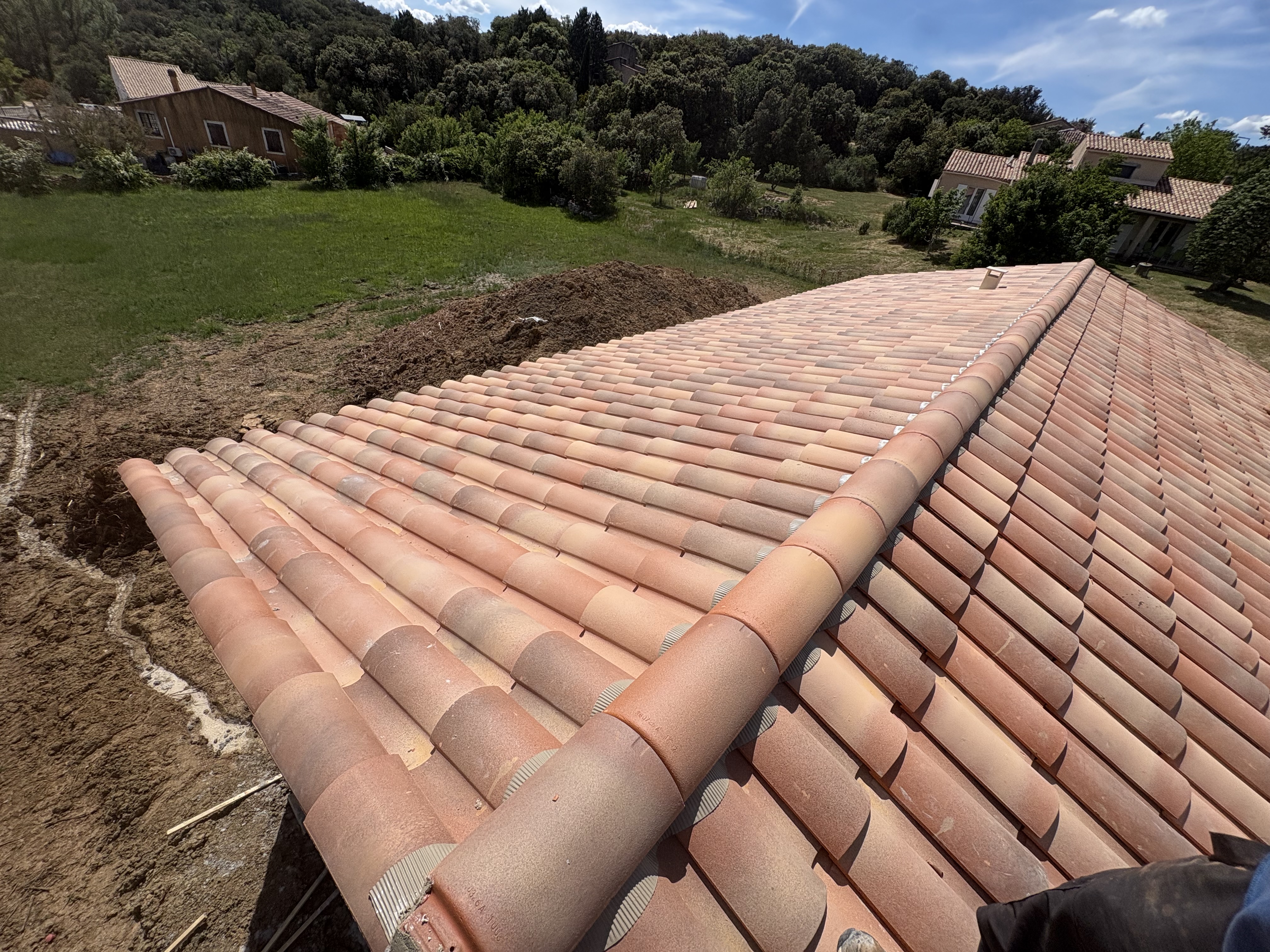 Toiture vue angle